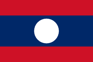 Lao People's Democratic Republic flag